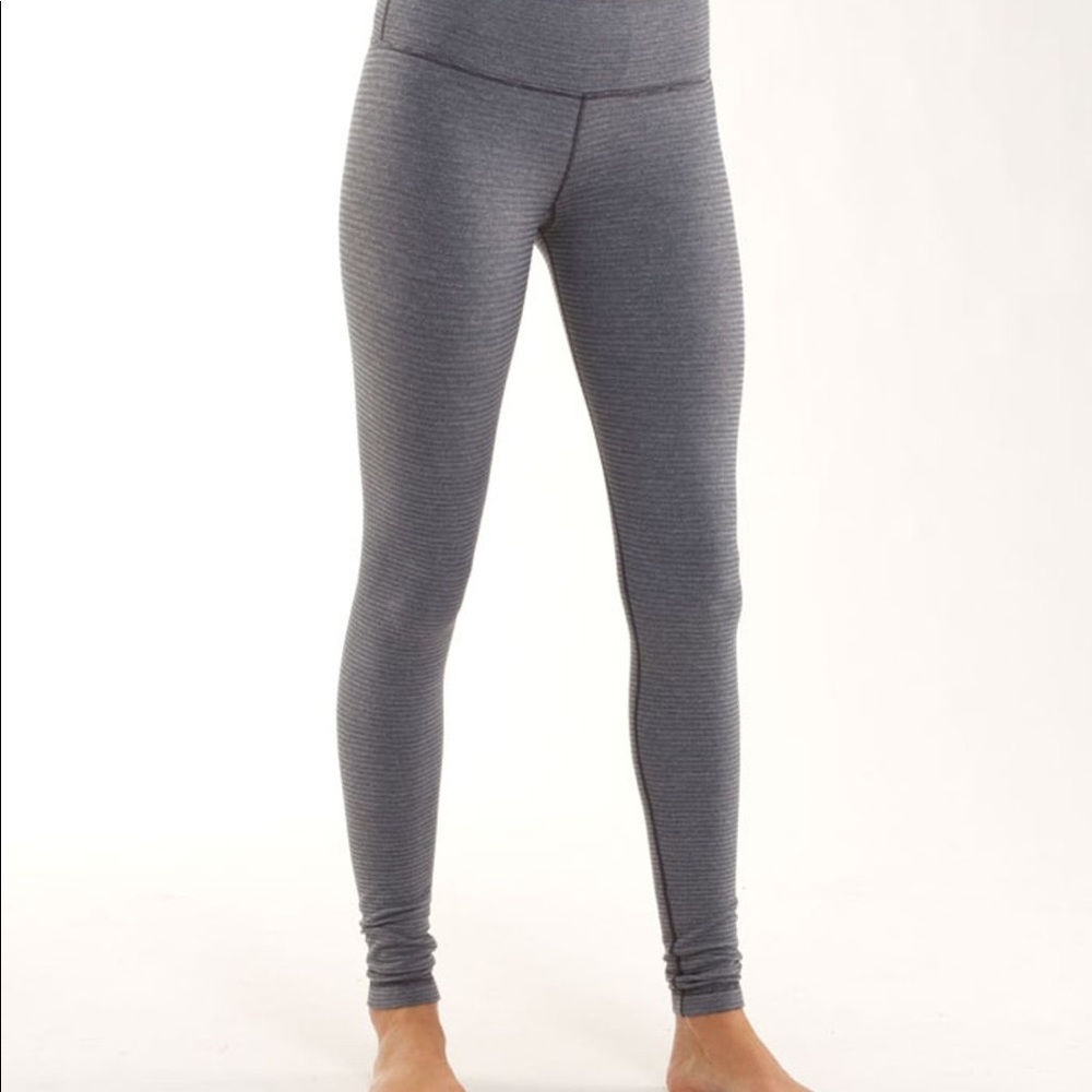 Lululemon Mini Check Pique Wunder Under Reversible